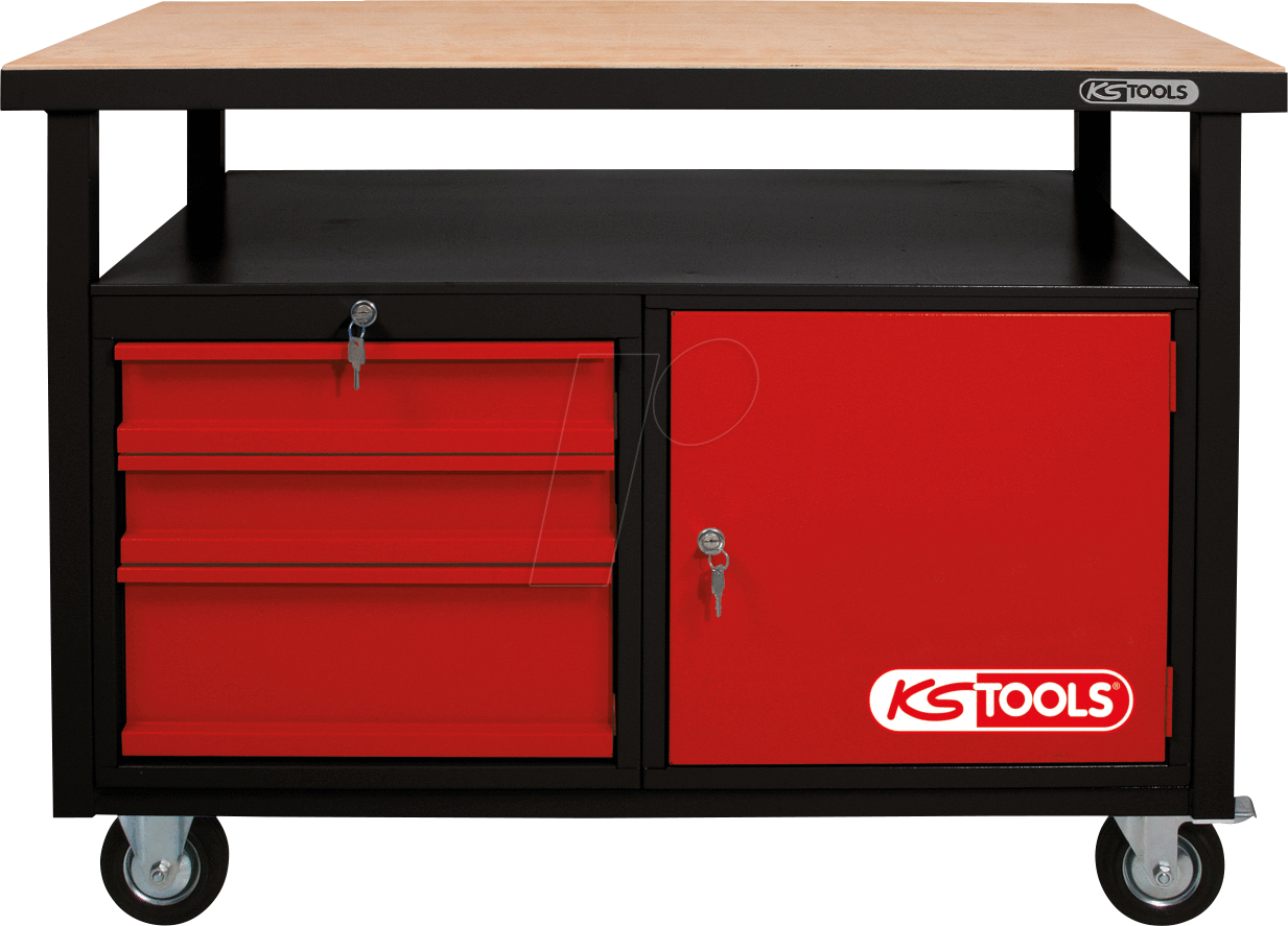Thumbnail - KS 865.0101 - Fahrbare Werkbank mit 3 Schubladen
