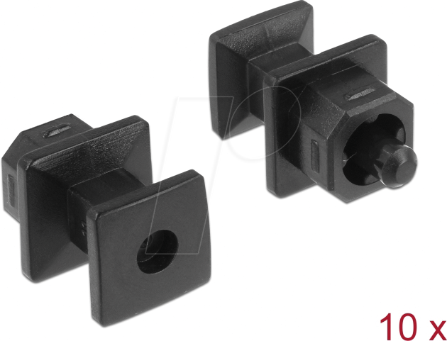 DELOCK 64023 - TOSLINK Staubschutz mit Griff, 10 Stück