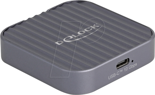 DELOCK 42032 - Externes M.2 SATA/NVMe Gehäuse, magnetisch
