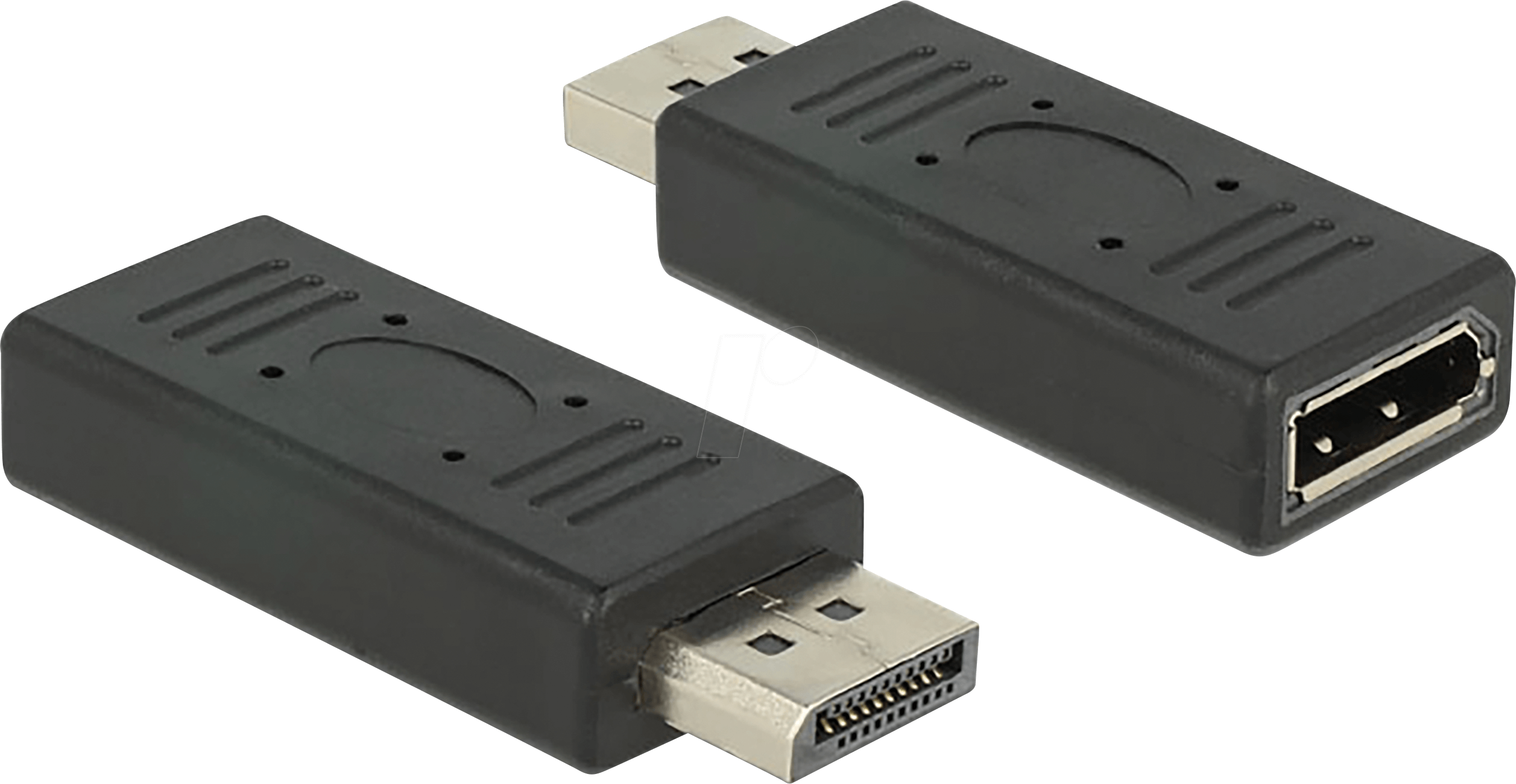 DELOCK 65691 - DisplayPort Adapter, DP 1.2 Stecker auf DP Buchse