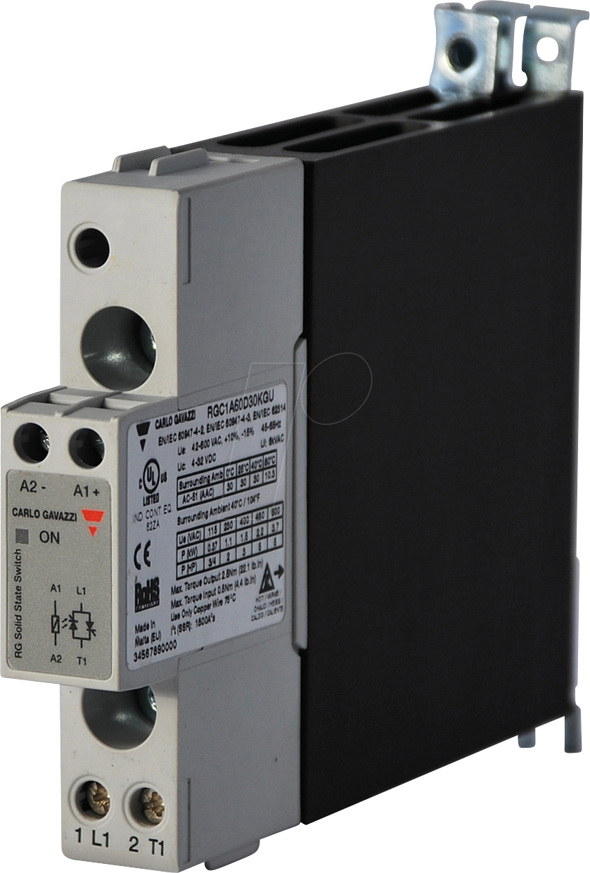 Thumbnail - RGC1A60A30KGU - Halbleiterrelais Typ RGC, 1-pol, 30 A, 42 - 660 V AC