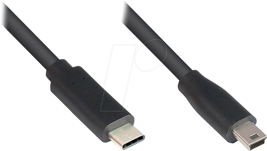 GC 3310-CM003 - USB 2.0 Kabel, C Stecker auf Mini B Stecker, 0,3 m