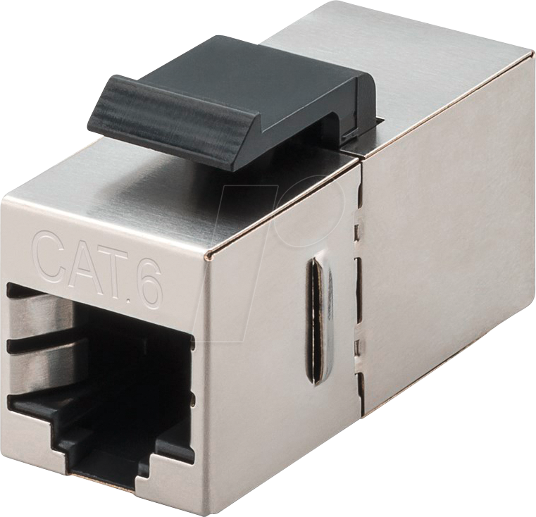 GOOBAY 96100 - Keystone RJ45 Buchse > Buchse Cat.6, STP