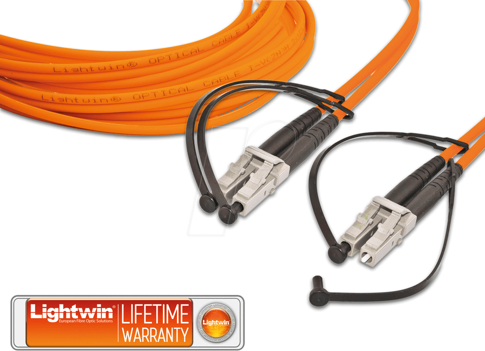 LDP-50 LC-LC5 - Duplex LWL Patchkabel, MM OM2, LC - LC, 5 m