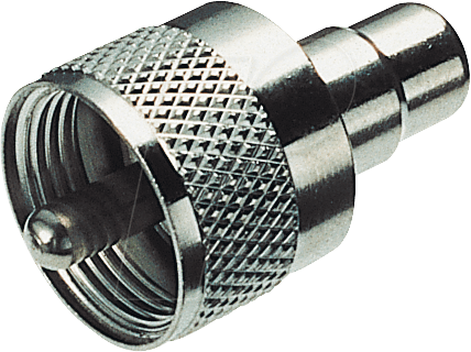 K 482 - HF-Adapter, UHF-Stecker / Cinch-Buchse