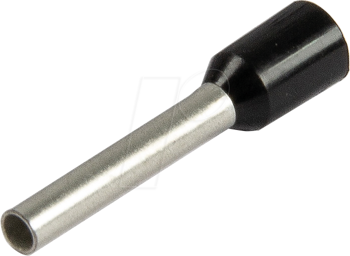 VT AEHUL 1,5-18 - Aderendhülsen, Ø 1,5 mm², 18 mm, schwarz, 100er-Pack