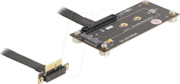 DELOCK 81503 - PCIe 3.0 x1 > 1 x M.2 PCIe 3.0 Key M, 10 cm Kabel