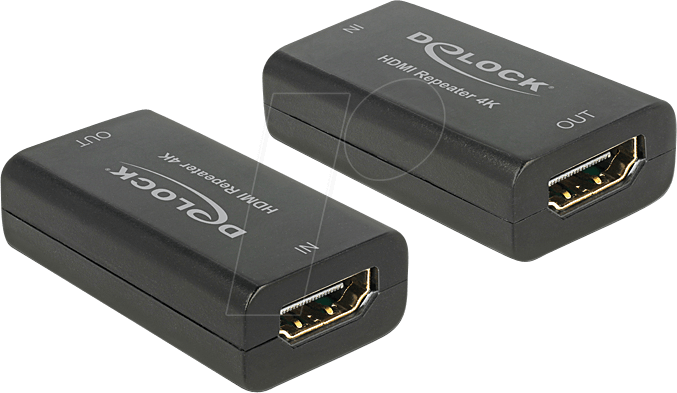 Thumbnail - DELOCK 11403 - HDMI Repeater, 4K, bis zu 30 m