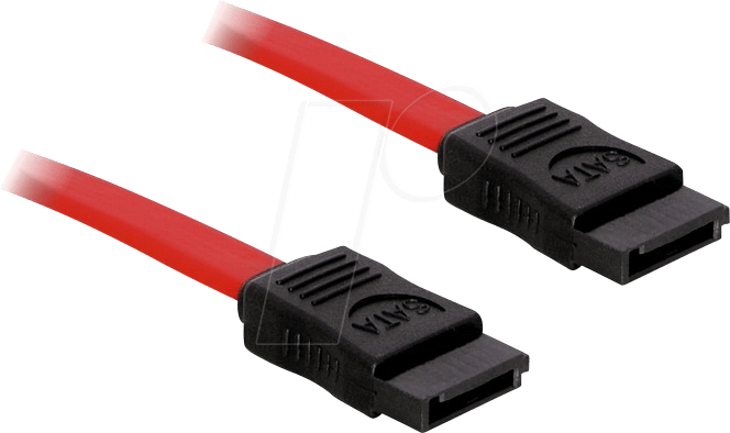 DELOCK 84209 - Kabel SATA 70cm rot ge/ge