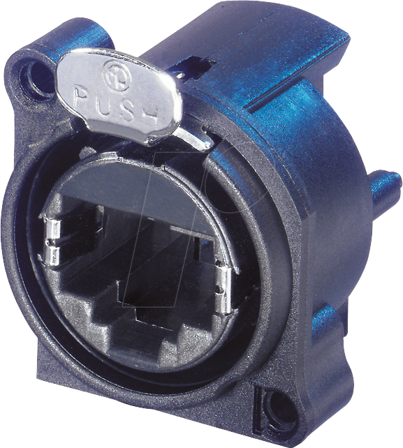 RJ45 CHBUA HO - RJ45 Chassisbuchse, A-Serie, horizontal