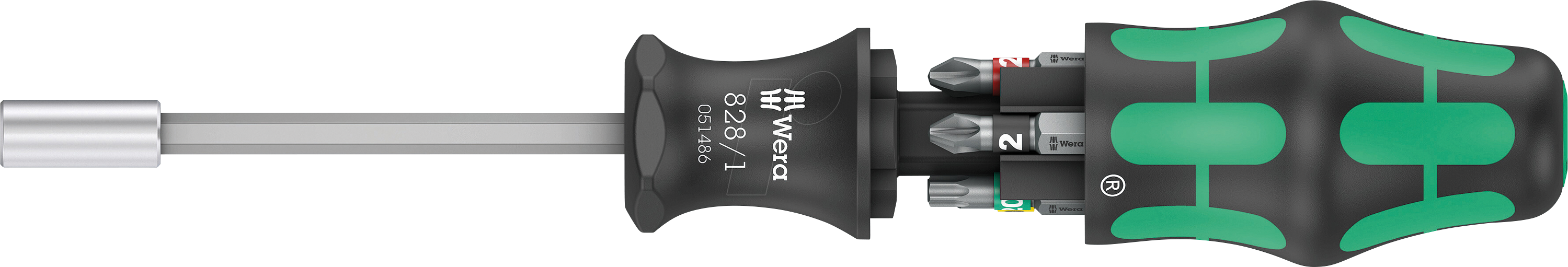 Thumbnail - WERA 05051510001 - Bit-Satz Kraftform Kompakt 27 Set 1, 7-teilig