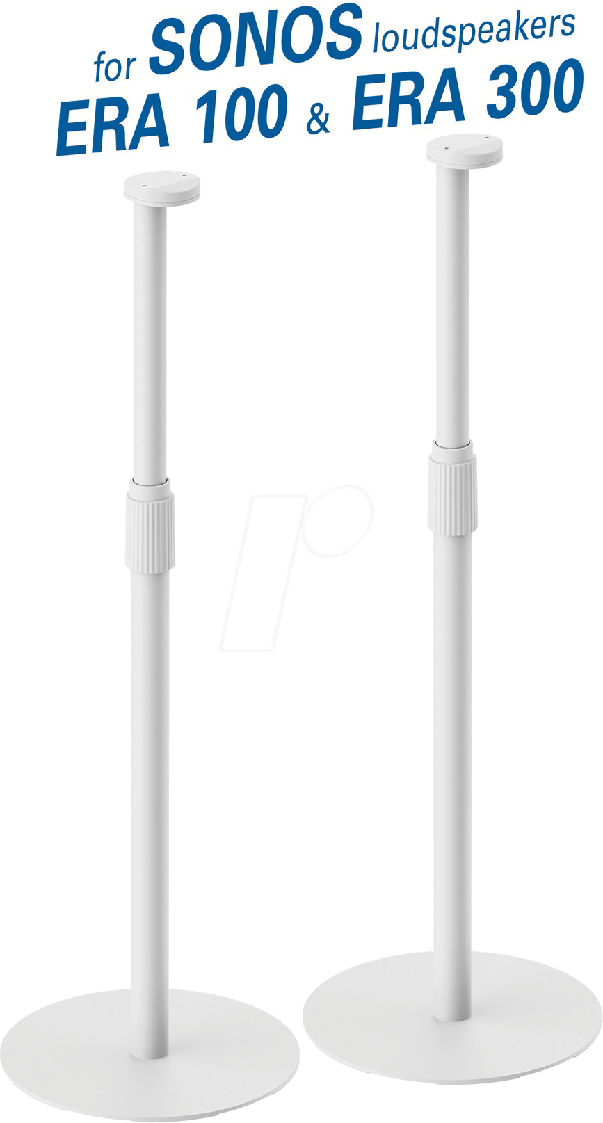 MYW HS49WL - Lautsprecherständer für SONOS Era 100 & 300, 2er Set, weiß