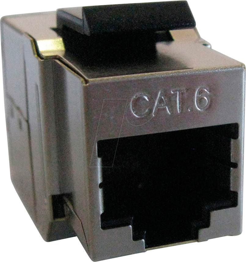 ROLINE 21173004 - Keystone RJ45 Buchse > Buchse, Cat.6, geschirmt