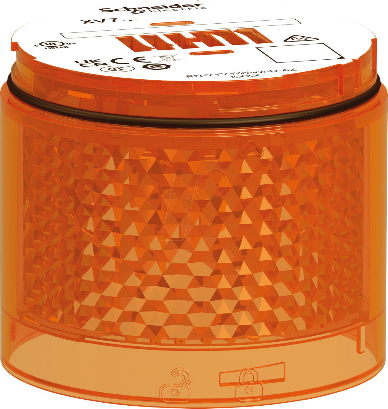 XVB7C65 - Leuchtelement, modular, 70mm, orange, 24V ACDC, Blitzlicht, 2J