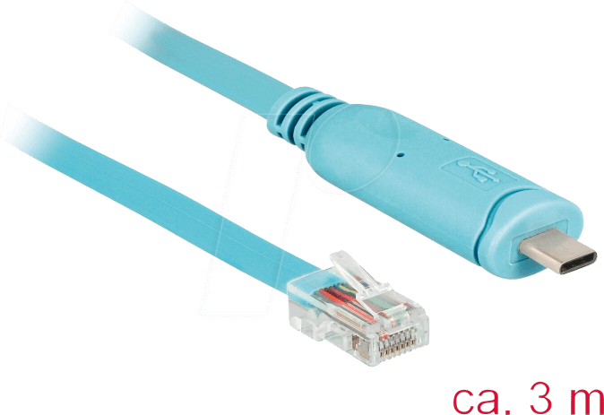 DELOCK 63914 - Konsolenkabel 3 m blau