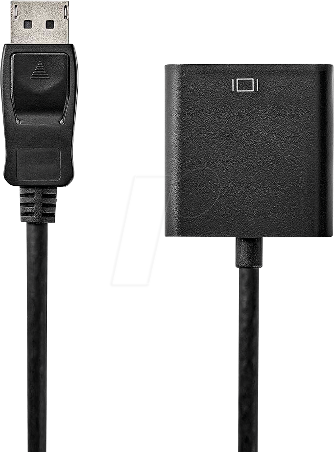 N CCGB37351BK02 - DisplayPort Adapter, DP 1.2 Stecker auf VGA Buchse