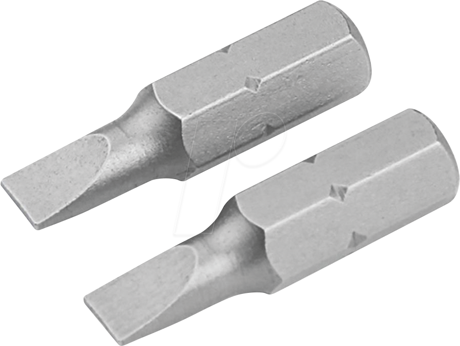 WOKIN 210055 - Schraubendreher-Bitsatz, 2er, SL 0,8 x 5,5 x 25 mm