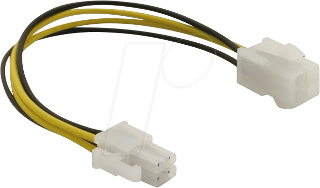 DELOCK 82428 - Verlängerungskabel P4 4 Pin Stecker > P4 4 Pin Buchse 15 cm