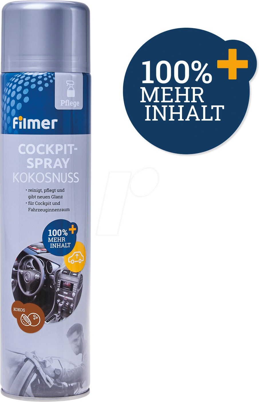 KFZ 60040 - KFZ - Cockpitspray Kokosnuss, 600ml