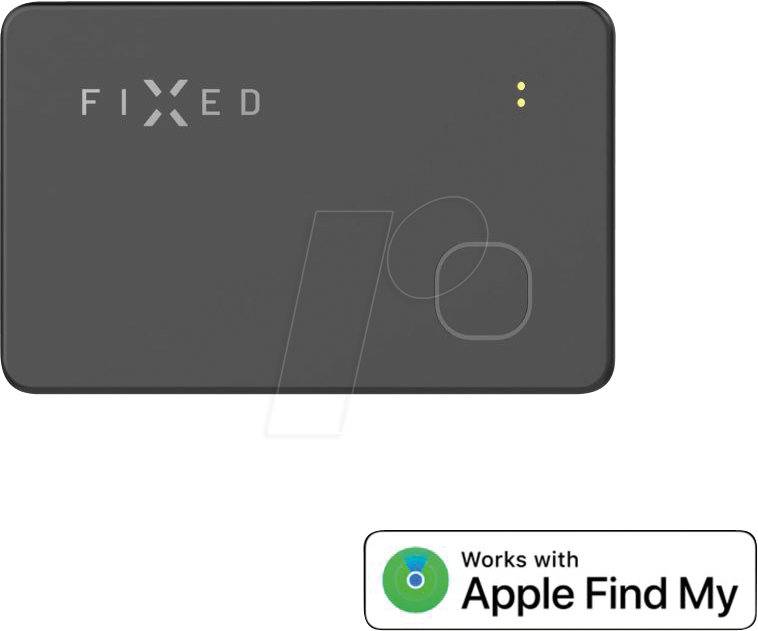 FIXTAG-CARD-BK - Smart Tag Card mit ''Find My''-Unterstützung, schwarz
