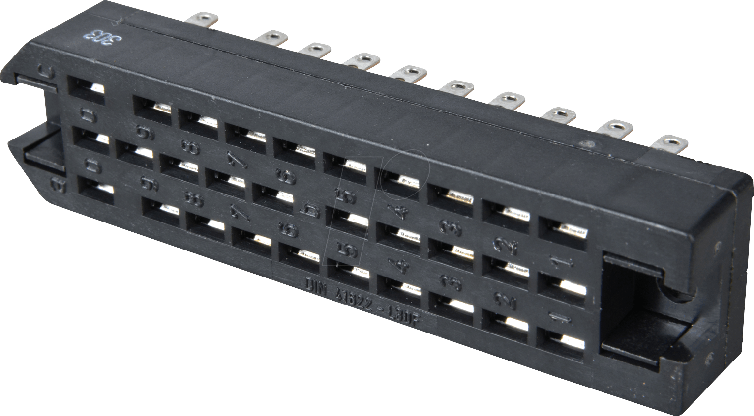 FL B30 - Federleiste, 30-polig, DIN 41622, Kontakte versilbert