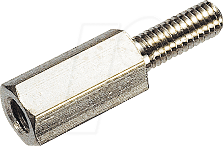 DA4 8MM - Distanzhülsen, Metall, 6-Kant, M4, 8mm