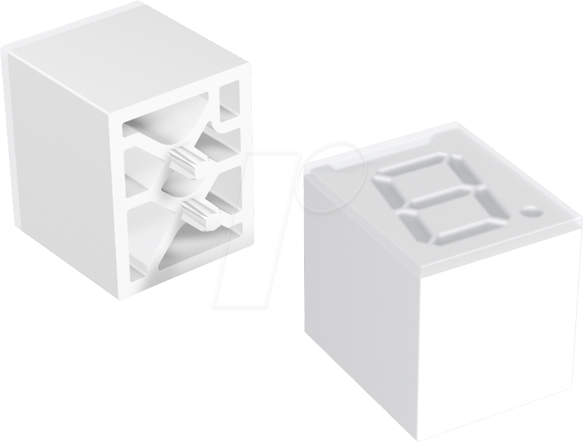 MEN 2274.1005 - 7-Segment Anzeige 13x10x12,5mm, Ziffern 10,16mm