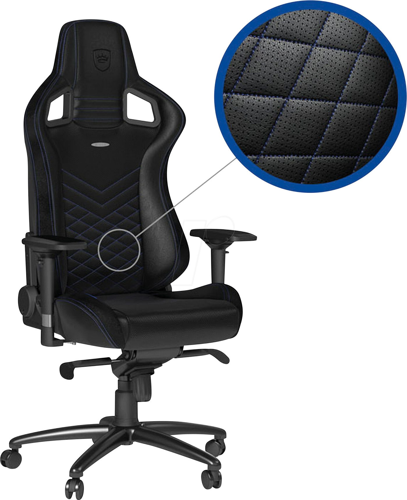 NBL-PU-BLU-002 - noblechairs EPIC Gaming Stuhl - schwarz/blau