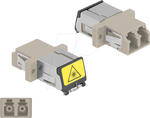 DELOCK 86899 - LWL Kupplung LC/LC Duplex