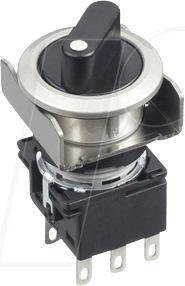 ID LB6MS3T6 - Wahlschalter LB, 22 mm , metallic