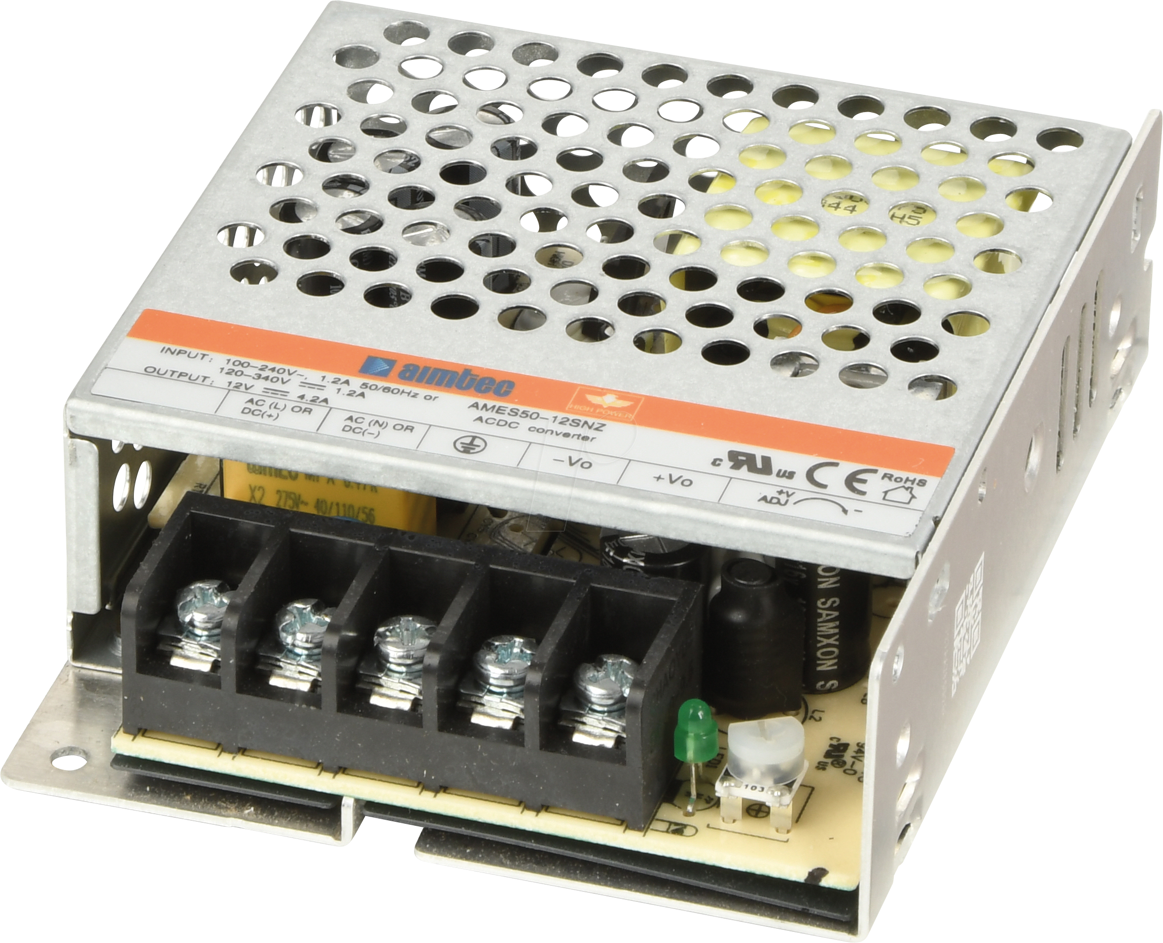AMES50-12SNZ - AC/DC-Wandler, 85 - 264 V AC, 13,8 V DC, 4,2 A, Modul