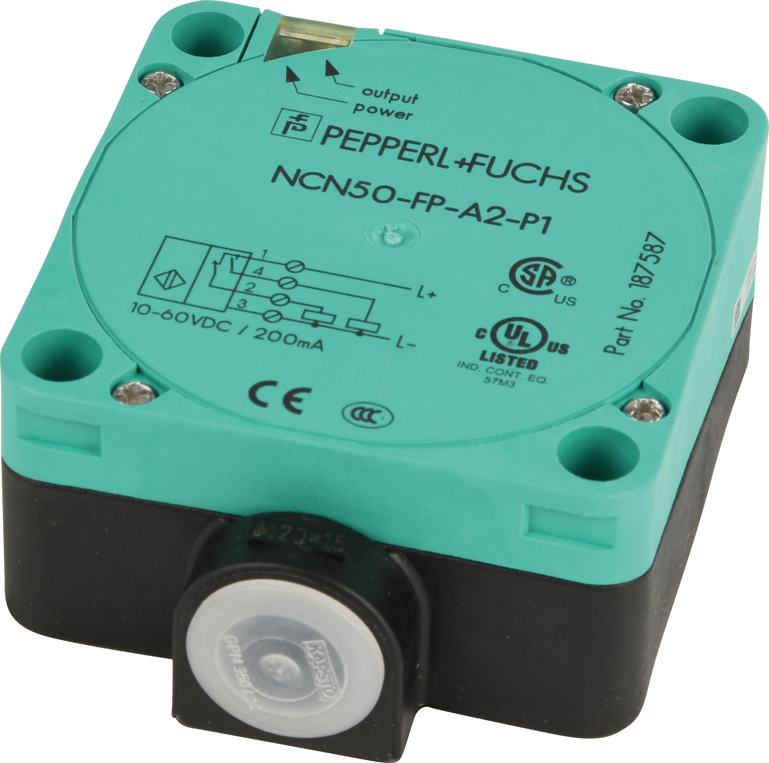 NCN50-FP-A2-P1 - induktiver Näherungssensor, 50 mm, PNP Antivalent