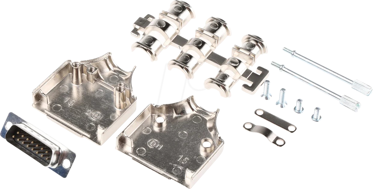 MHDM 15 S - D-Sub Stecker, 15 polig