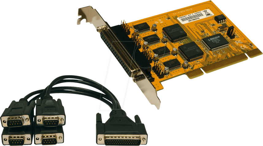 EXSYS EX-41054 - EXSYS PCI Karte 4S Seriell RS-232 + Kabel