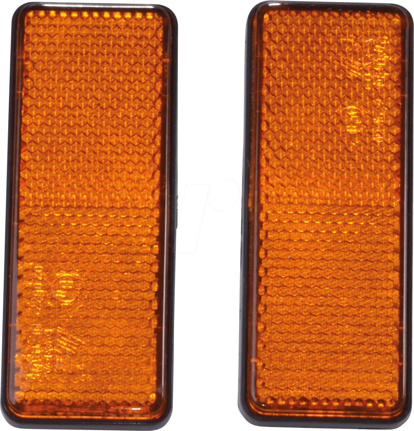 ANHGR 36503 - Anhänger - Reflektor, eckig, orange, 2er-Set