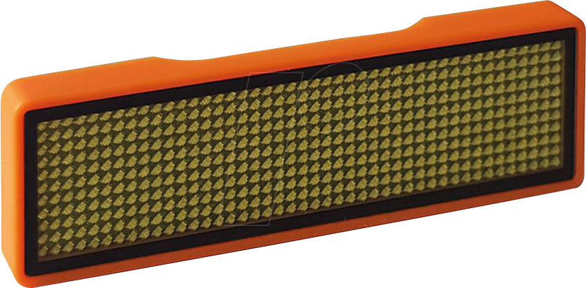 LED NAME UN OR - LED Name Tag, 11x44 Pixel, USB - Rahmen: unifarben - LED: orange
