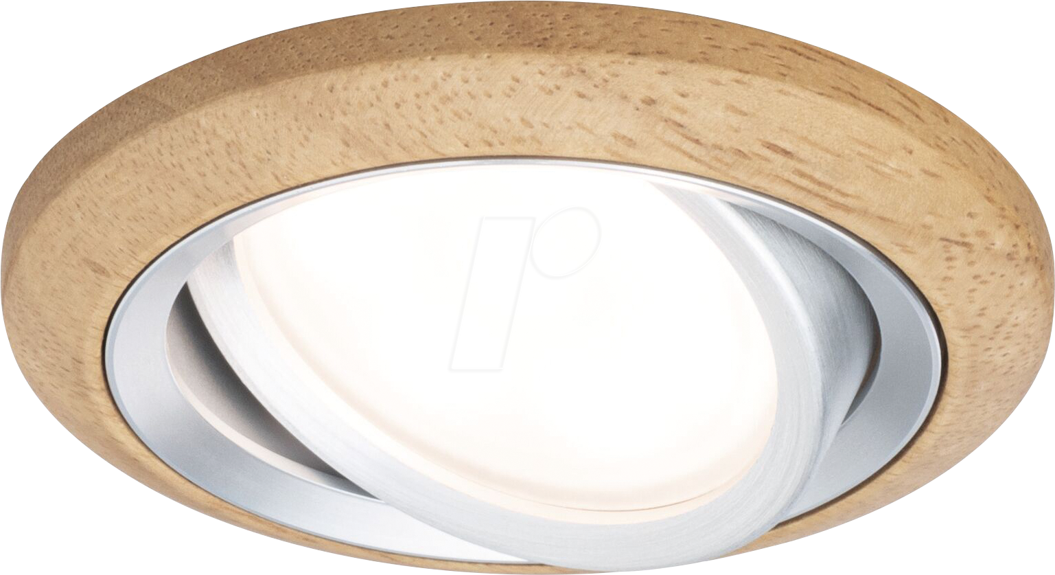 PLM 92239 - Einbauleuchte Lanati, 3x 6 W, 3x 470lm, 2700 K, 30°, rund, holz/