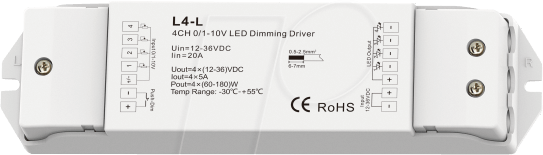 OPT AC6369 - Controller, LED-Streifen, Dimmer 0-10 V