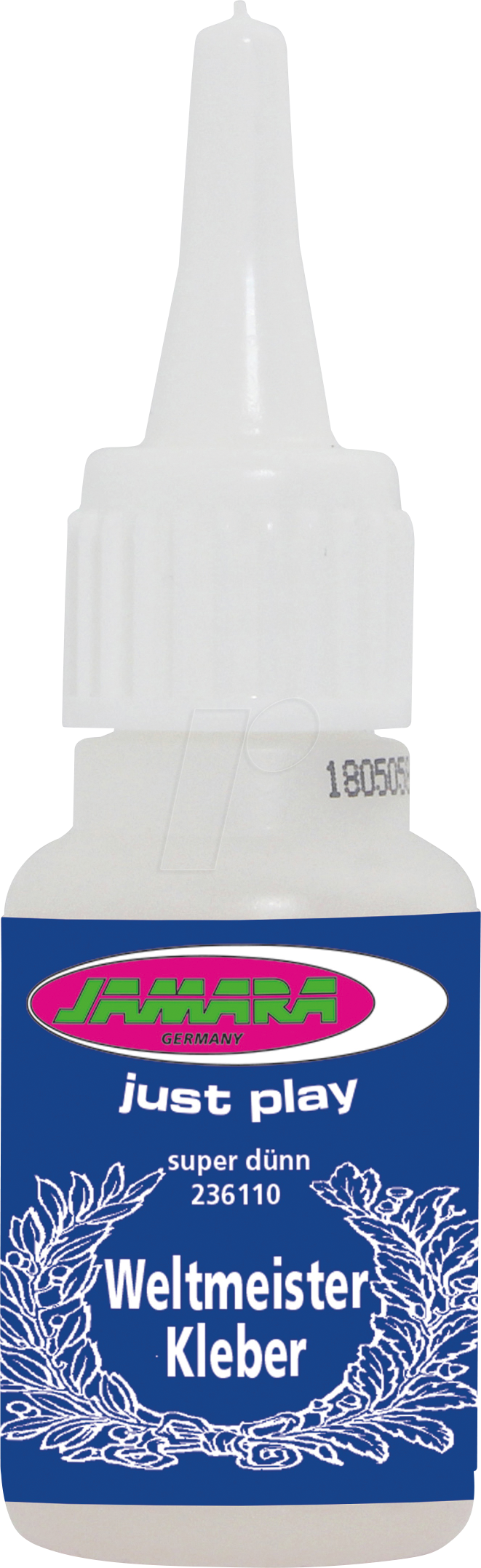JAMARA 236110 - Sekundenkleber Weltmeister 20g superdünn