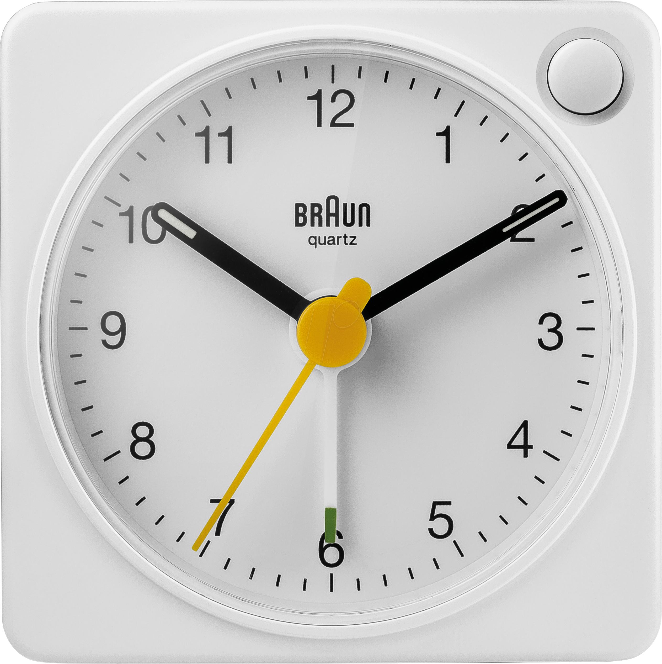 BRAUN BC02XW - Quarz-Reise-Wecker klassisch weiß