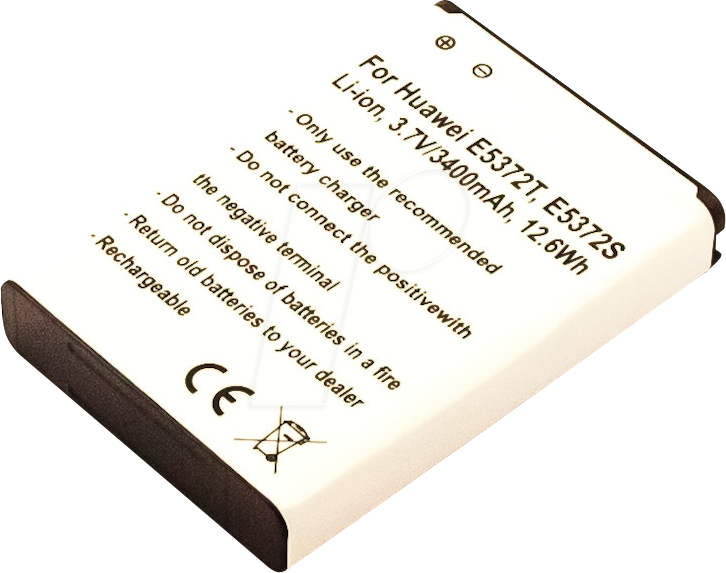 AKKU 31163 - Ersatzakku, Huawei E5372T, Li-Ion, 3400 mAh