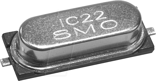 IC22SMD16.0 - SMD-Quarz, Metall 16MHz ±20ppm, 30pF, 11,4mm x 4,6mm x 3,3mm