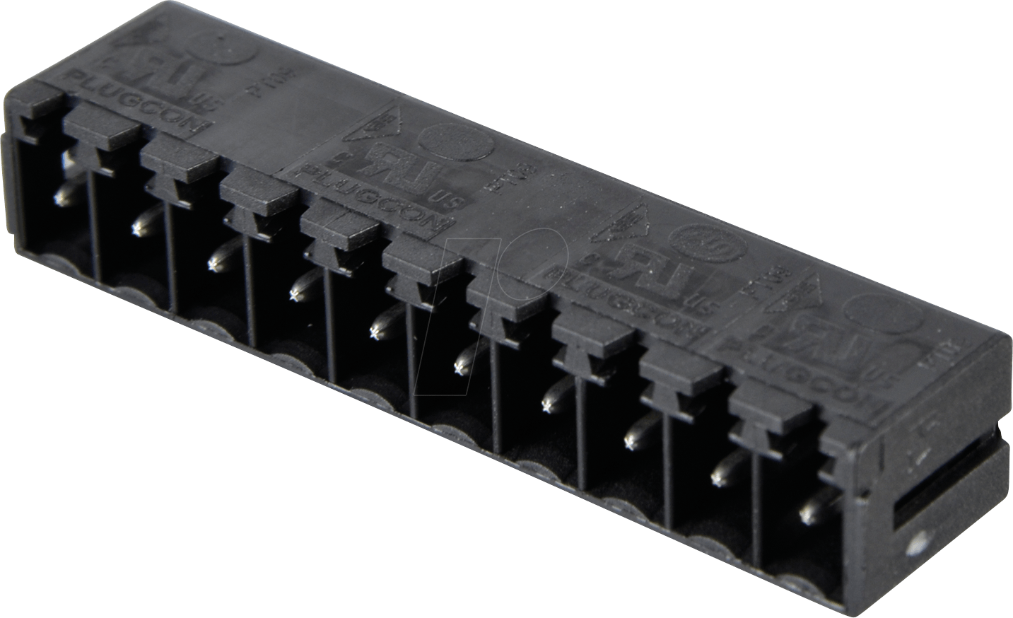 AKL 383-10 - Wannenstecker für AKL 369, 10-pol, RM3,81