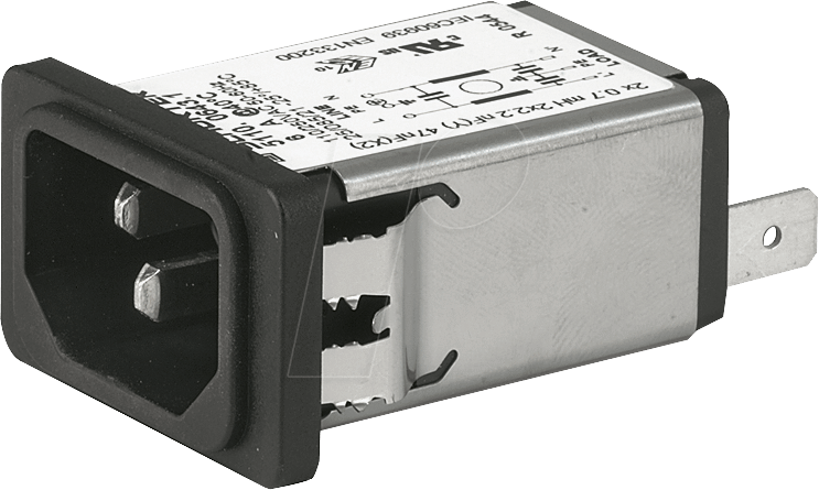 ESF5110 6A SN - Entstörfilter, 6 A, C14