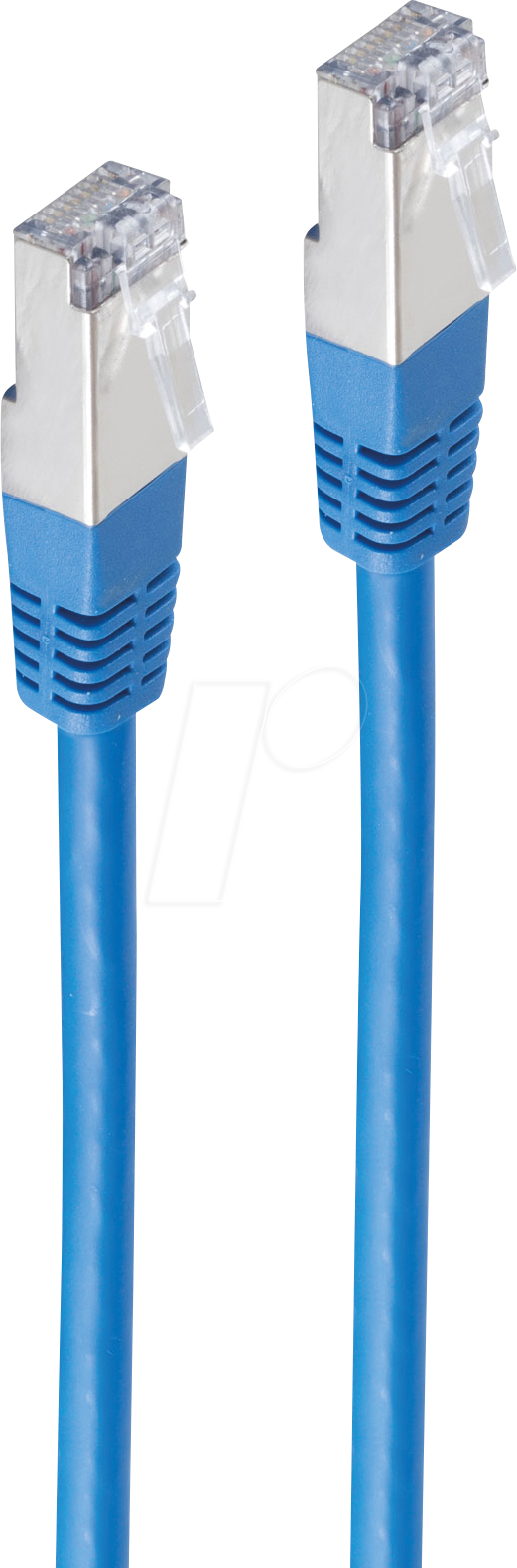 Thumbnail - SHVP BS75211025B - Patchkabel, Cat.5e, SF/UTP, blau, 0,25 m