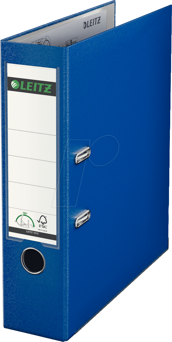 LEITZ 10105068 - Qualitäts-Ordner PP 180°, A4, 80 mm, nachtblau
