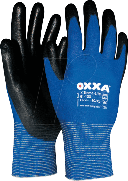 OXXA GR8 - Arbeitshandschuhe, PU, mit Nitril, X-Treme-Lite, Gr. 8