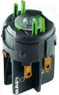 RAFI 38.95.07 - FS - Universal Schaltelement - QC, 2 S, + Lichtleiter