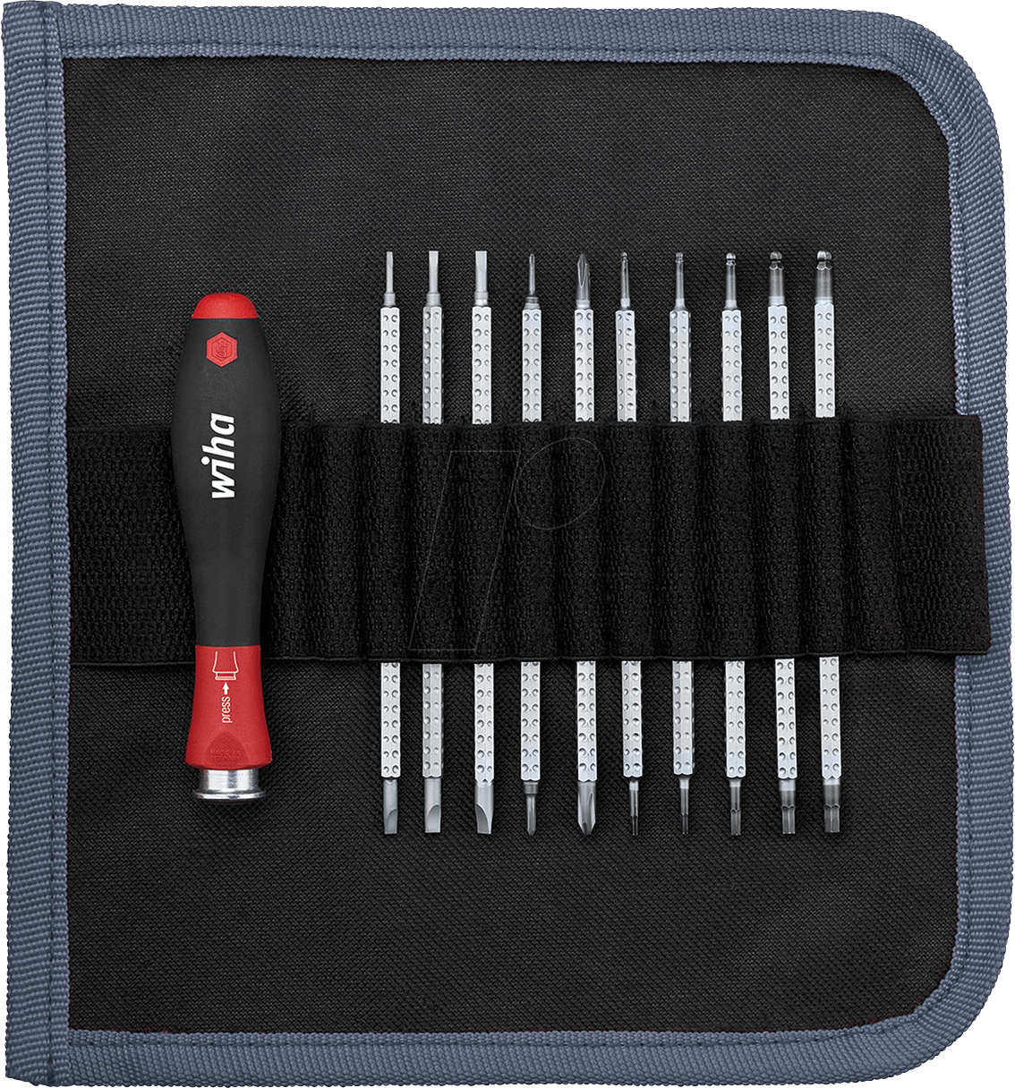 WIHA 00610 - Bit-Satz SYSTEM 4, 11-teilig, gemischt