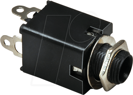 BKL 1109034 - Klinkeneinbaubuchse, 6,3mm, stereo, isol.